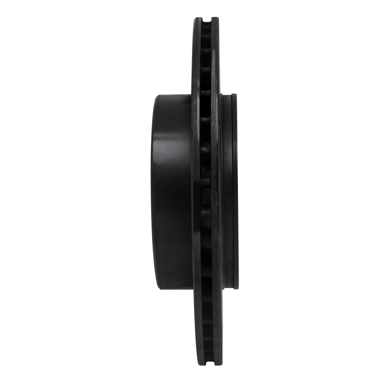 Saab 9-5 Brake Rotor (1) - Rear Right - R1 Concepts - Drilled & Slotted - Black - `02-`10